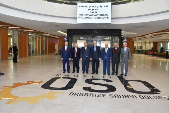 Emekli Diyanet İşleri Başkanı Dr. Tayyar Altıkulaç’dan Kayseri OSB’ye Ziyaret