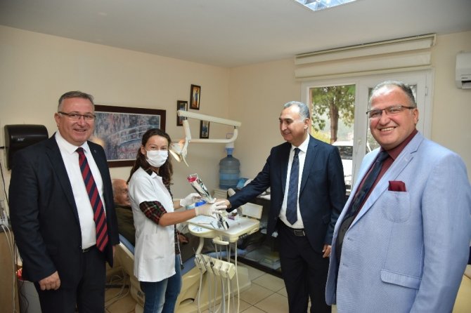 Milas Belediyesi diş hekimlerini unutmadı