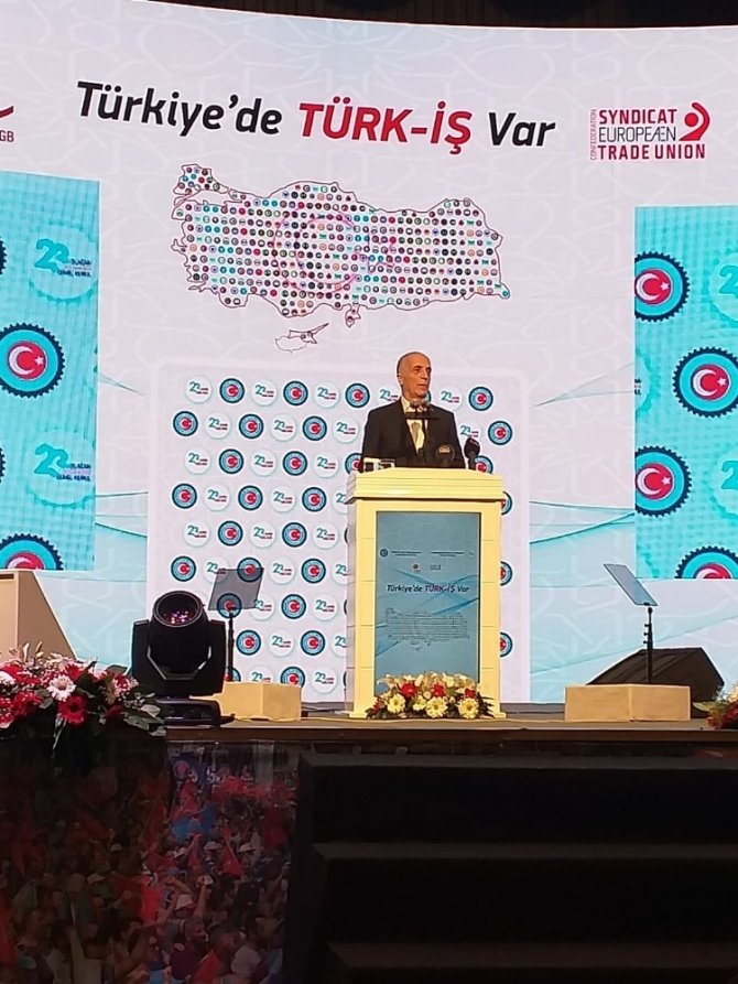 Türk- İş Genel Başkanı Atalay: “Asgari ücrette 2 bin 578 liranın altını konuşmayız”