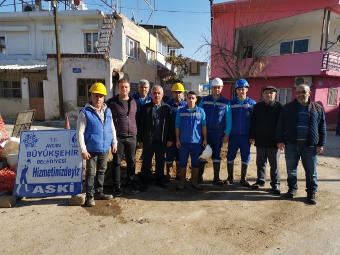 Aydın Büyükşehir, Nazilli Yeşilyurt Mahallesi’nin altyapısını yeniliyor