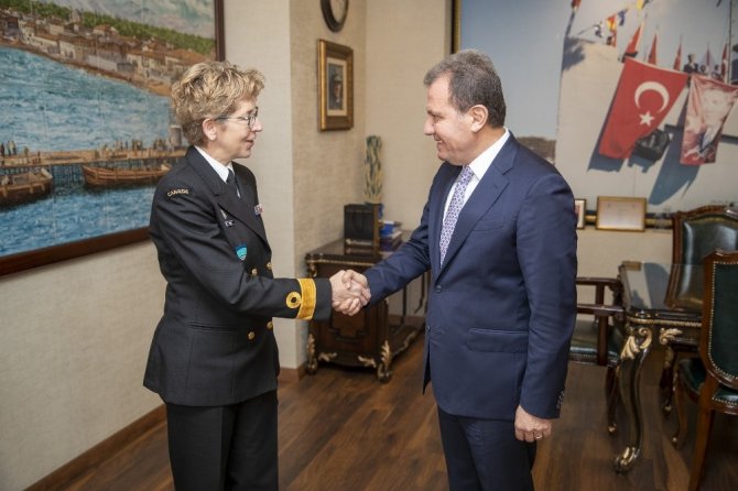 NATO Müttefik Donanması’ndan Başkan Seçer’e ziyaret