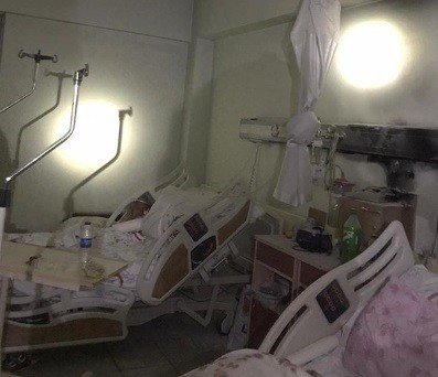 Hastanede korkutan yangın: Bazı hastalar tahliye edildi