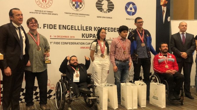 FIDE Engelliler Konfederasyon Kupası’nın şampiyonu Avrupa takımı oldu