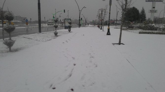 Malatya’da kar yağışı