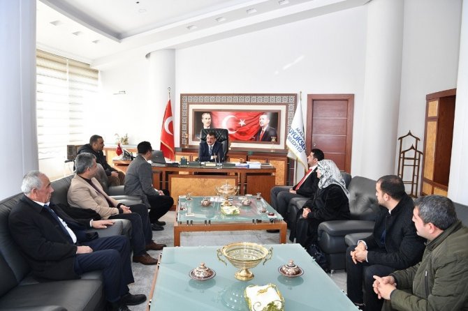 Başkan Gürkan’an gazi ve şehit yakınlarına tam destek