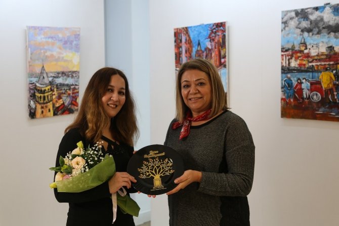“İstanbul’un Renkleri” sergisi Maltepe’de açıldı