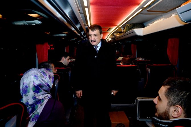 Başkan Gürkan, otobüs terminalini ziyaret etti