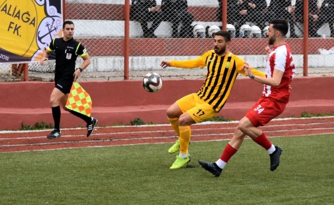 Aliağaspor FK Ayvalık’tan 3 puan ile döndü