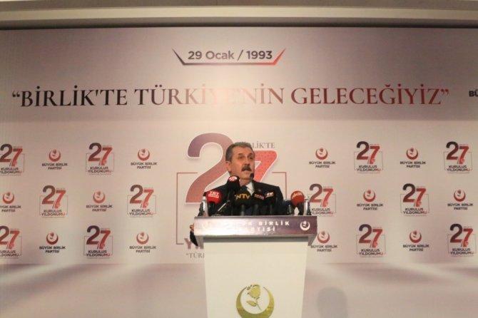 Büyük Birlik Partisi 27’inci kuruluş yıl dönümünü kutladı