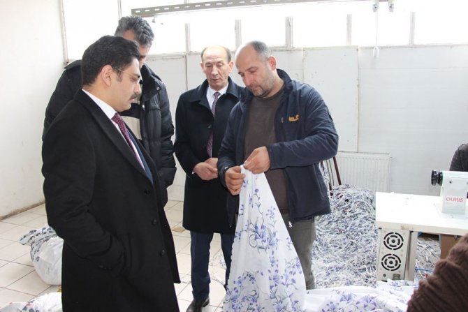 Şaphane’de tekstil fabrikası 40 kişiye istihdam sağlıyor
