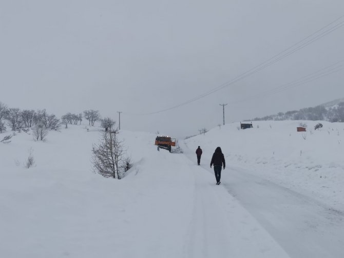 Tunceli’de kar yağışı etkisini sürdürüyor, 176 köy yolu ulaşıma kapandı