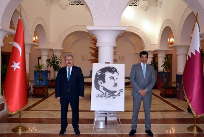 BBP Genel Başkanı Destici’den Katar’ın Ankara Büyükelçisi Al Shafi’ye ziyaret
