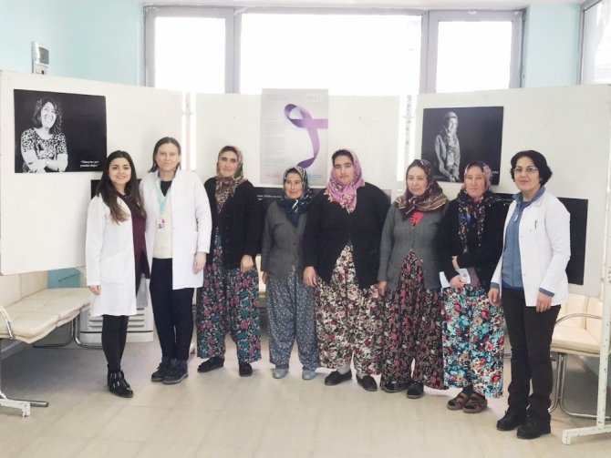 Burhaniye’de köylü kadınlara ücretsiz kanser taraması