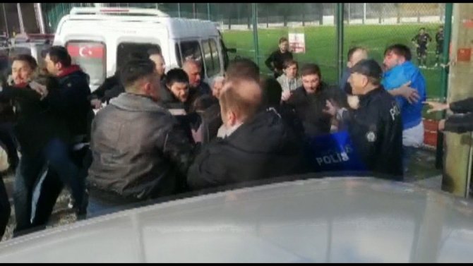 Sinop Erfelek’te oynanan maçın ardından olay çıktı