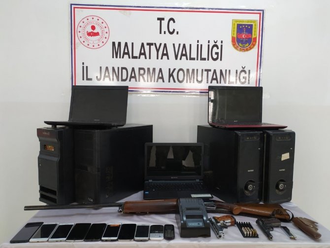 Malatya’da yasa dışı bahis operasyonu: 9 gözaltı