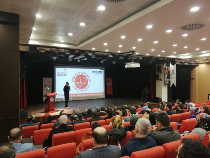 “Afete Hazır Türkiye” projesi kapsamında ilk sertifikalı eğitim Sincan Belediyesine verildi