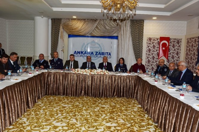 Ankara Zabıta Koordinasyon Kurulu’ndan yılın ilk toplantısı