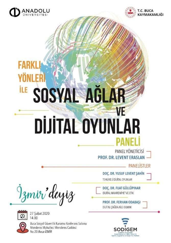 Anadolu Üniversitesi SODİGEM İzmir’de panel düzenleyecek