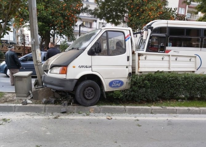Aydın’da trafik kazası;1 yaralı