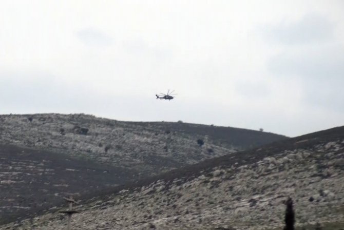 Şehitlerin cenazeleri askeri helikopterle Hatay’a getirildi