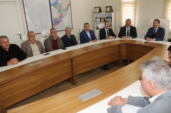 Karaköprü Belediyespor yönetiminden Baydilli’ye ziyaret