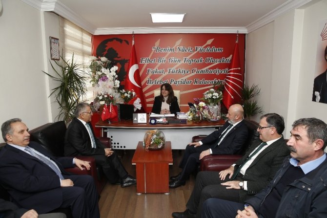 Başkanlardan CHP ve İYİ Parti’ye ziyaret