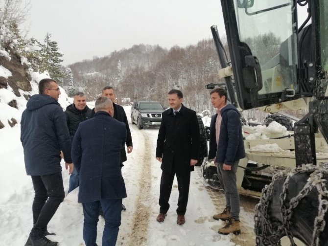 Sinop’ta 45 köy yolu ulaşıma açıldı