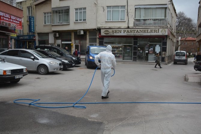 Sinop’ta dezenfekte işlemleri sürüyor