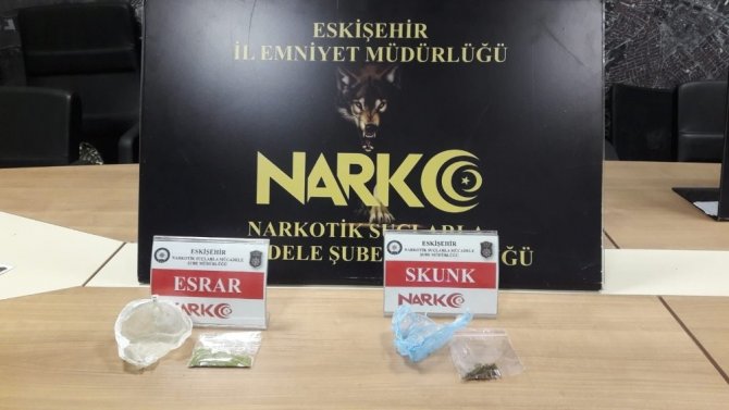 Eskişehir’de uyuşturucu operasyonu: 2 gözaltı