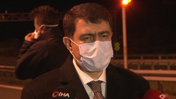 Ankara Valisi Şahin, Akıncı gişelerinde korona önlemlerini denetledi