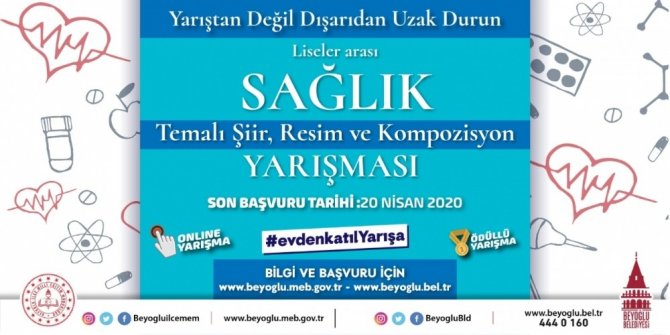 Beyoğlu Belediyesi’nden gençler için 4 farklı online yarışma