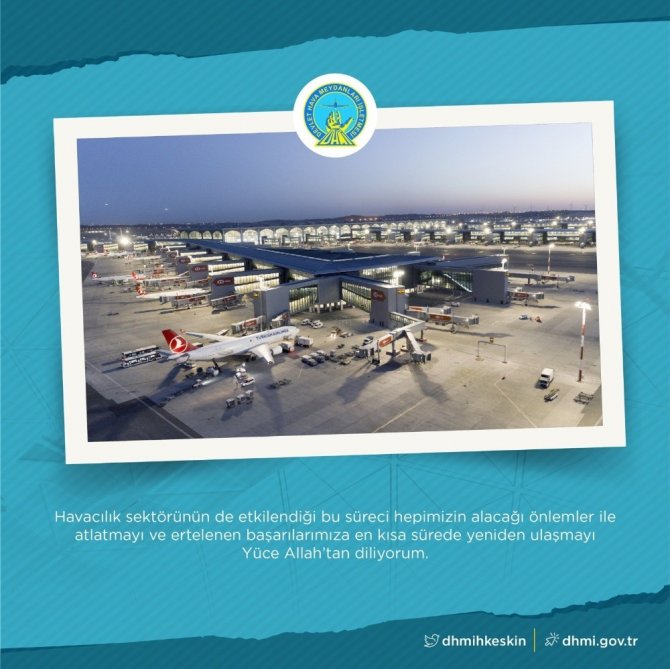 DHMİ Genel Müdürü Keskin’den İstanbul Havalimanı paylaşımı