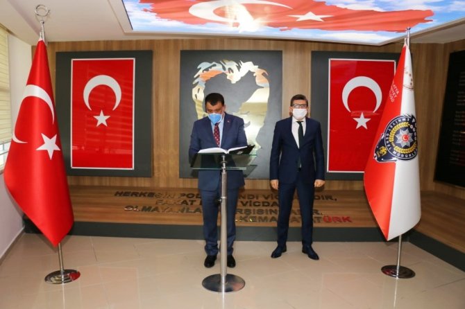 Başkan Gürkan’dan Müdür Dağdeviren’e ziyaret