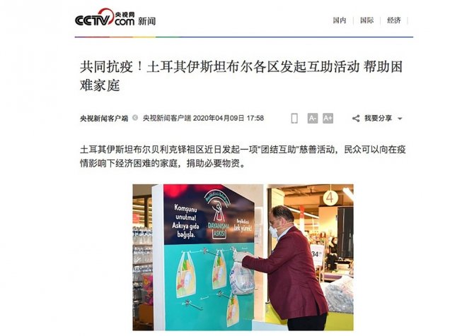 Beylikdüzü Belediyesinin kampanyası Çin’de yankı buldu