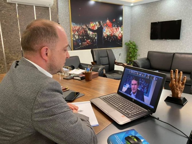AK Parti Genel Başkan Yardımcı Nurettin Canikli ile telekonferans sistemiyle görüştüler