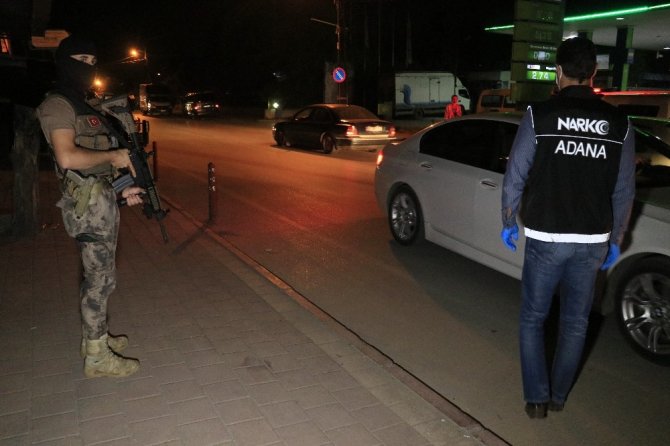 Adana’da 270 polisle narkotik uygulaması