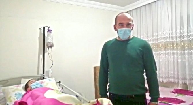 6 Yaşındaki west sendromlu Beyzanur Kovid-19 hastalığını yendi