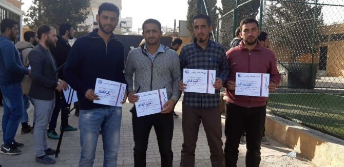 Suriyeli öğrencilerden Milli Dayanışma Kampanyası’na anlamlı bağış