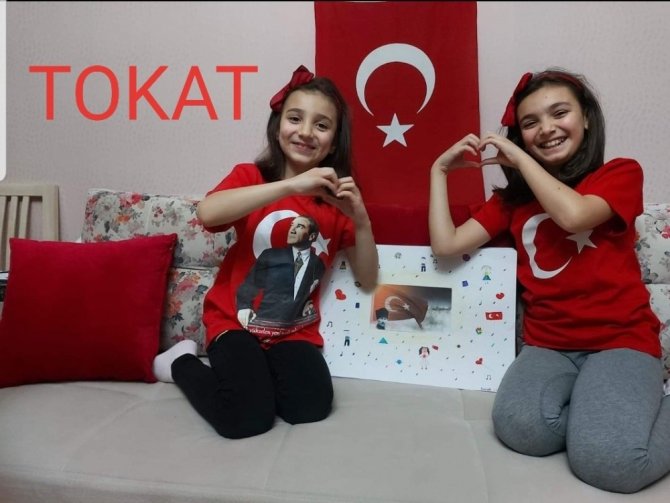 Atatürk Ortaokulu öğrencilerinden 23 Nisan’a özel kutlama videosu