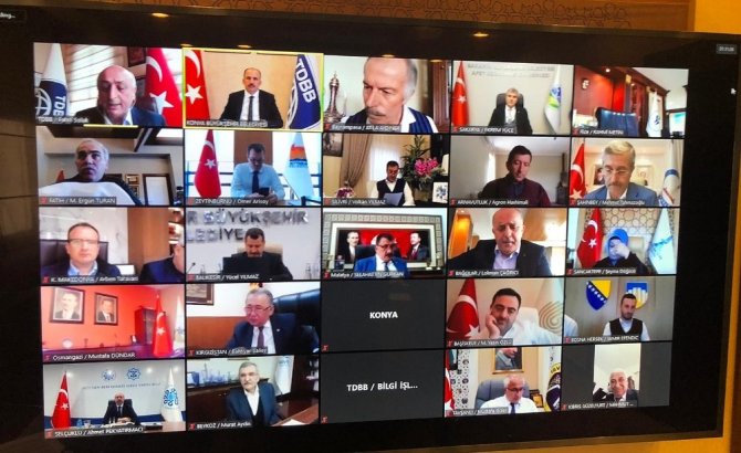 TDBB Yönetim Kurulu Toplantısı video konferans ile yapıldı
