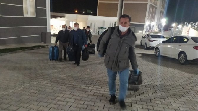 Sırbistan’dan getirilen 94 Türk vatandaşı Kütahya’da yurtlara yerleştirildi