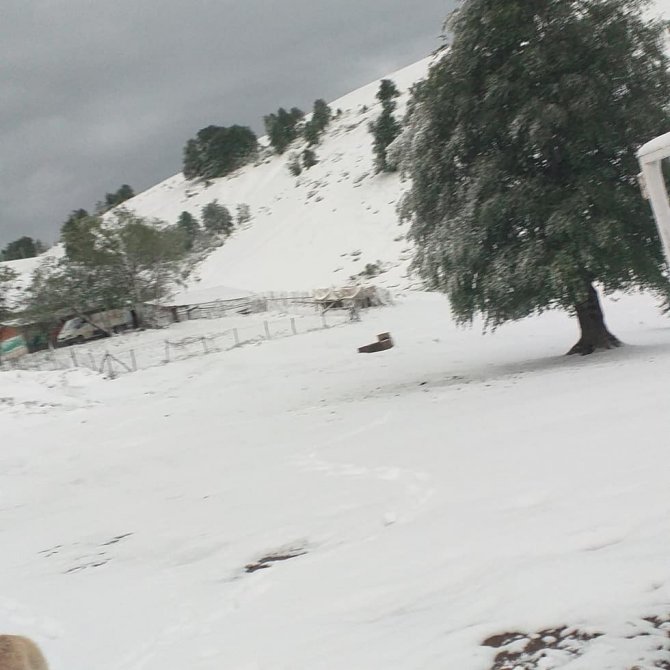 Samsun’da 23 Mayıs’ta kar sürprizi