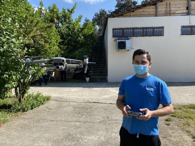 Vatandaşların sokak hasretinde drone uçurdu canlı yayın yaptı