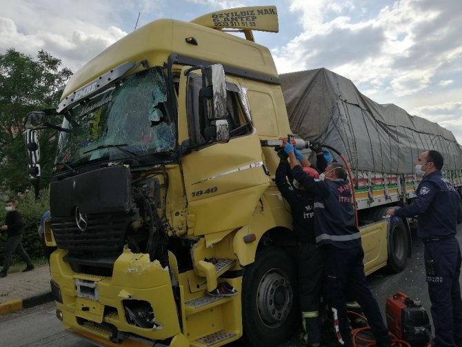 Salihli’de trafik kazası: 1 yaralı