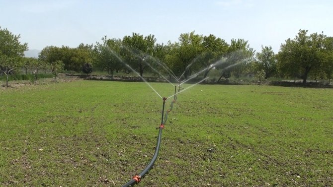 Erzincan’da 420 bin 490 dekar tarım arazisi sulanmaya başladı