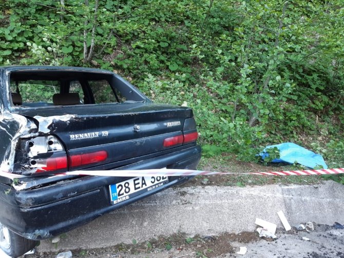 Dereli’de trafik kazası: 1 ölü