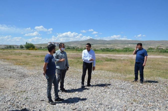 Gülşehir Belediye Başkan Çiftci Sadabad Parkında incelemelerde bulundu