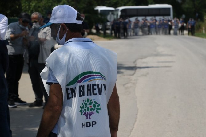 HDP heyetine büyük şok: 4 km’den fazla yaklaştırmadılar