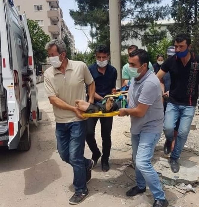 Mardin’de akıma kapılan 2 inşaat işçisi yaralandı