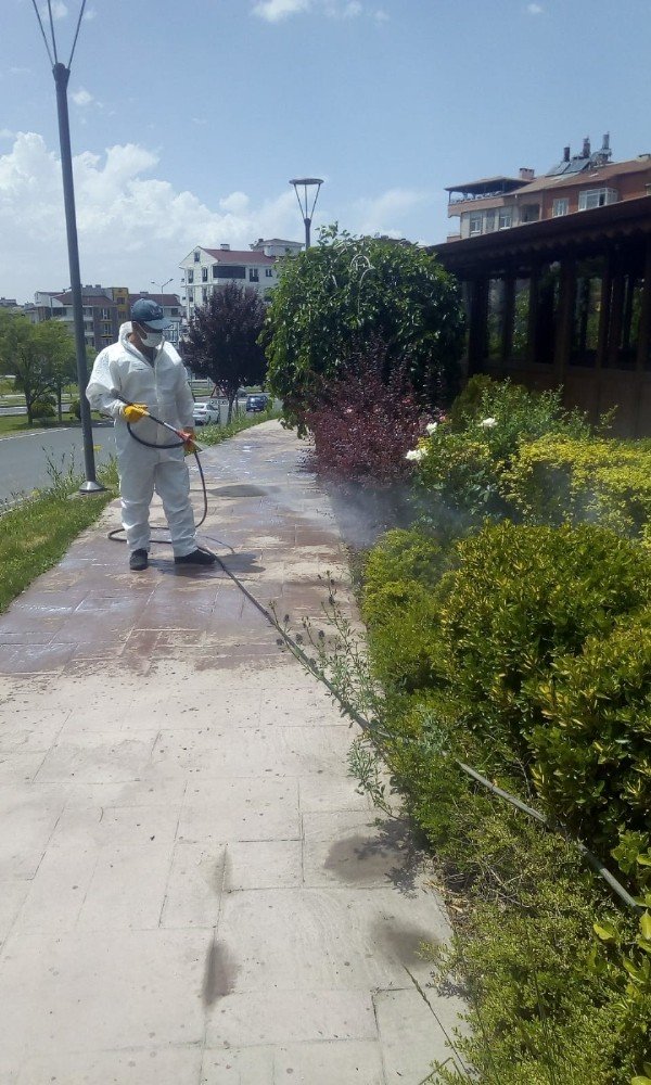 Nevşehir’de sinek ve haşerelere karşı ilaçlama yapılıyor
